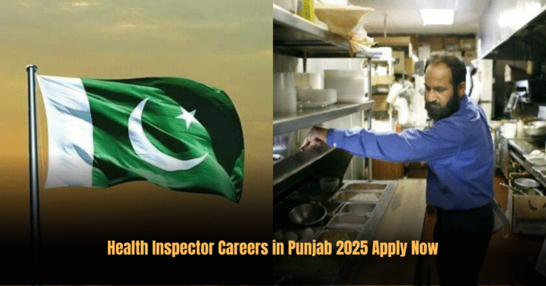 Health Inspector Careers in Punjab 2025 Apply Now
