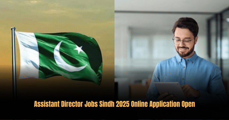 Assistant Director Jobs Sindh 2025 Online Application Open