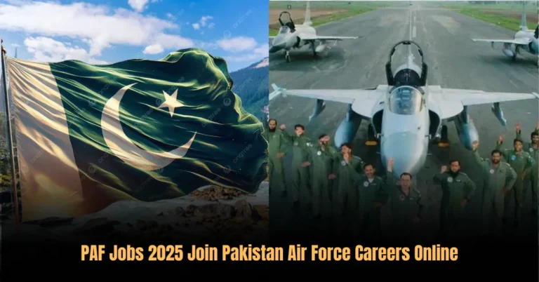 PAF Jobs 2025 Join Pakistan Air Force Careers Online