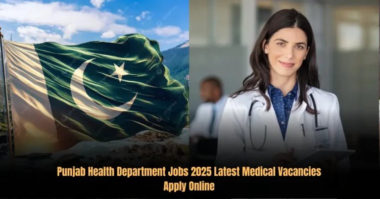 Punjab Health Department Jobs 2025 Latest Medical Vacancies Apply Online