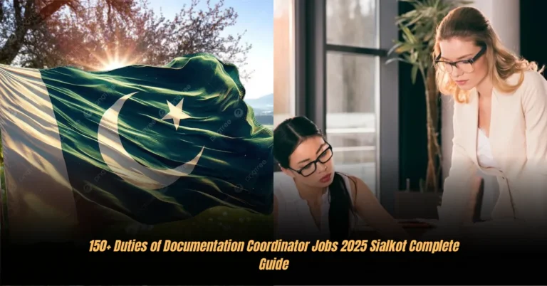 150+ Duties of Documentation Coordinator Jobs 2025 Sialkot Complete Guide