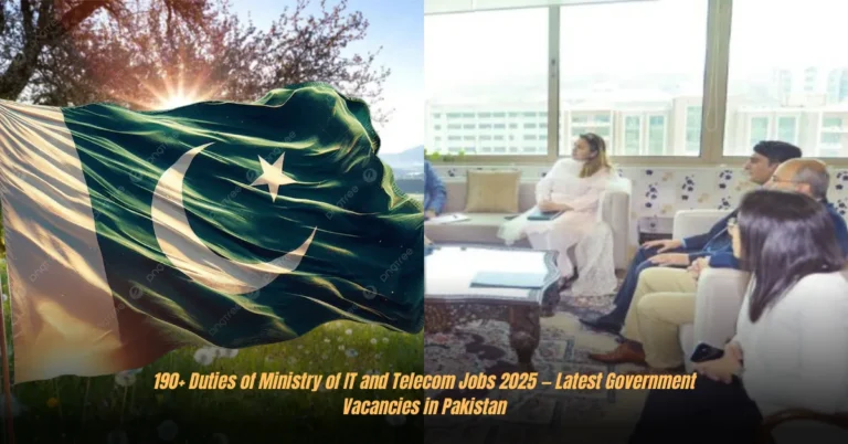 190+ Duties of Ministry of IT and Telecom Jobs 2025 — Latest Government Vacancies in Pakistan
