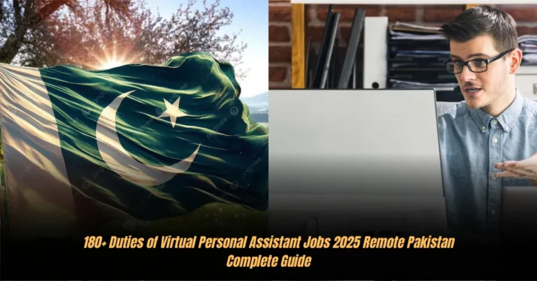 180+ Duties of Virtual Personal Assistant Jobs 2025 Remote Pakistan Complete Guide