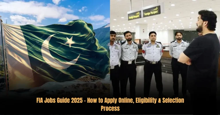 FIA Jobs Guide 2025 – How to Apply Online, Eligibility & Selection Process
