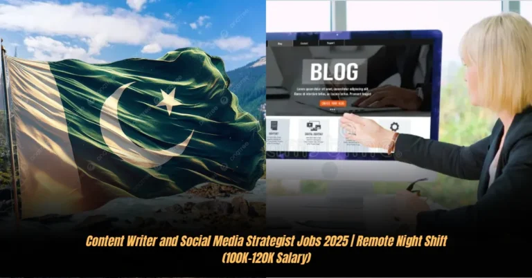Content Writer and Social Media Strategist Jobs 2025 | Remote Night Shift (100K–120K Salary)