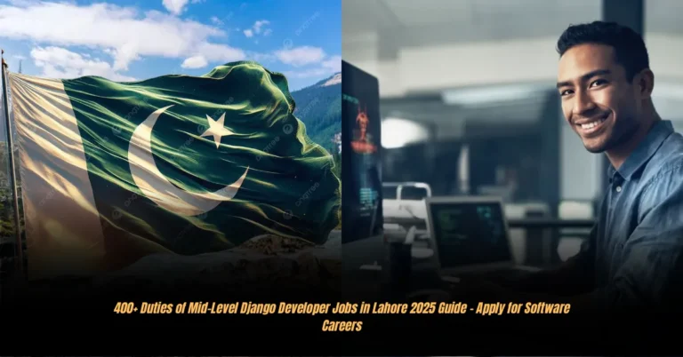 400+ Duties of Mid-Level Django Developer Jobs in Lahore 2025 Guide – Apply for Software Careers