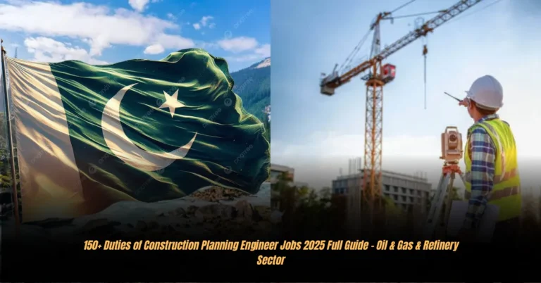 150+ Duties of Construction Planning Engineer Jobs 2025 Full Guide – Oil & Gas & Refinery Sector