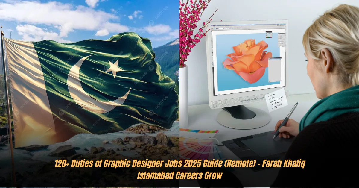 120+ Duties of Graphic Designer Jobs 2025 Guide (Remote) – Farah Khaliq Islamabad Careers Grow