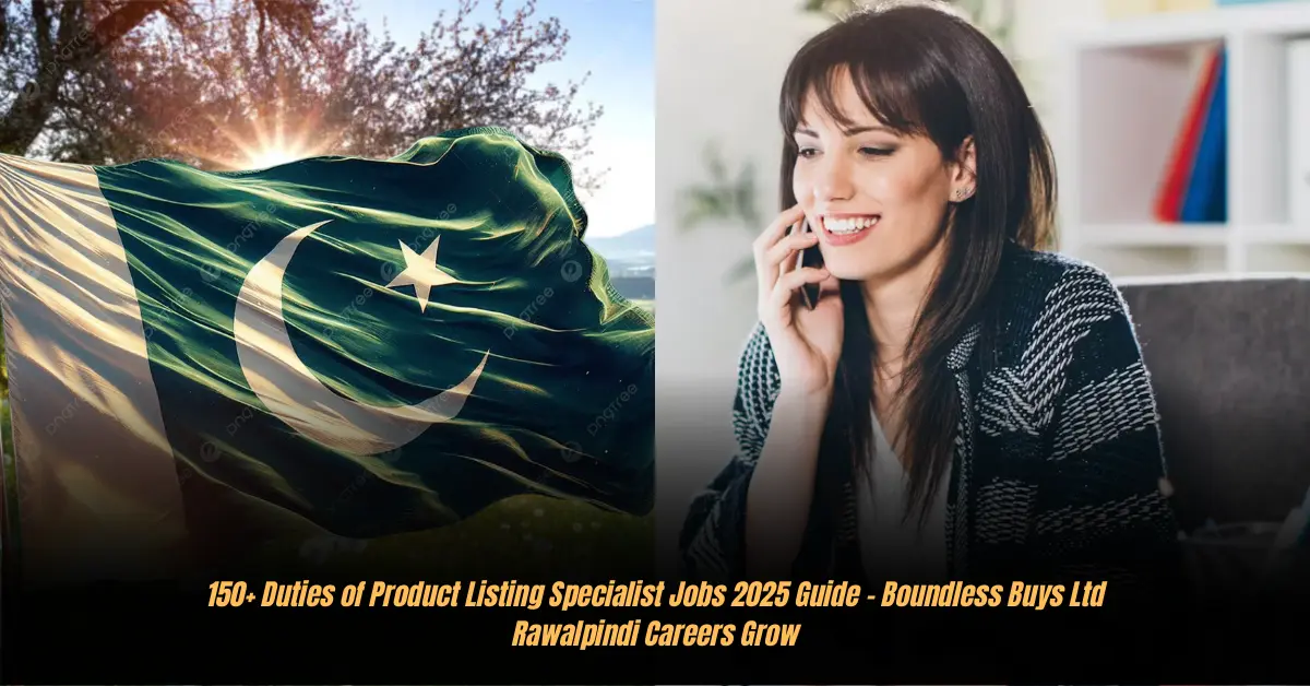 150+ Duties of Product Listing Specialist Jobs 2025 Guide – Boundless Buys Ltd Rawalpindi Careers Grow