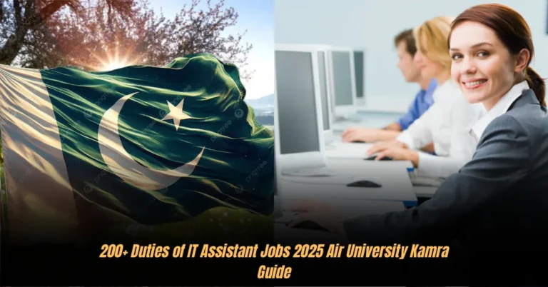 200+ Duties of IT Assistant Jobs 2025 Air University Kamra Complete Guide