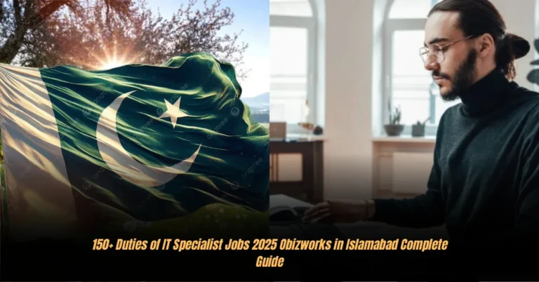 150+ Duties of IT Specialist Jobs 2025 Obizworks in Islamabad Complete Guide