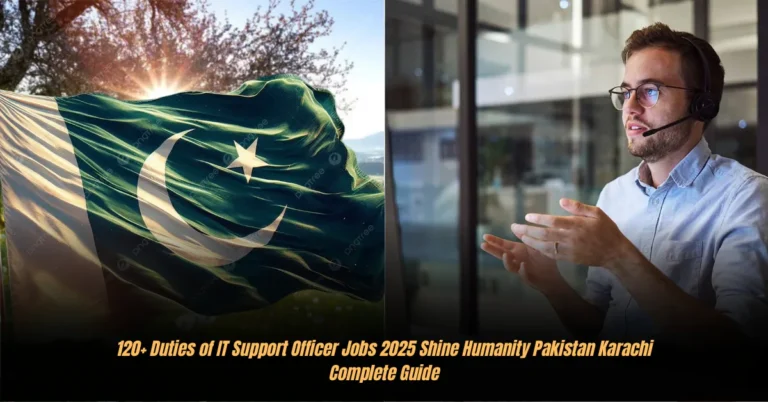 120+ Duties of IT Support Officer Jobs 2025 Shine Humanity Pakistan Karachi Complete Guide
