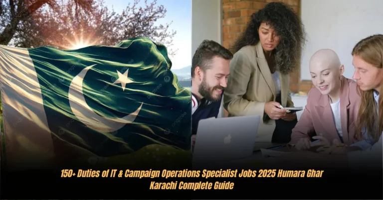 150+ Duties of IT & Campaign Operations Specialist Jobs 2025 Humara Ghar Karachi Complete Guide