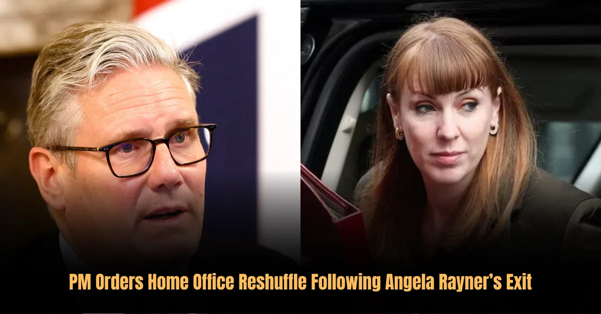 PM Orders Home Office Reshuffle Following Angela Rayner’s Exit