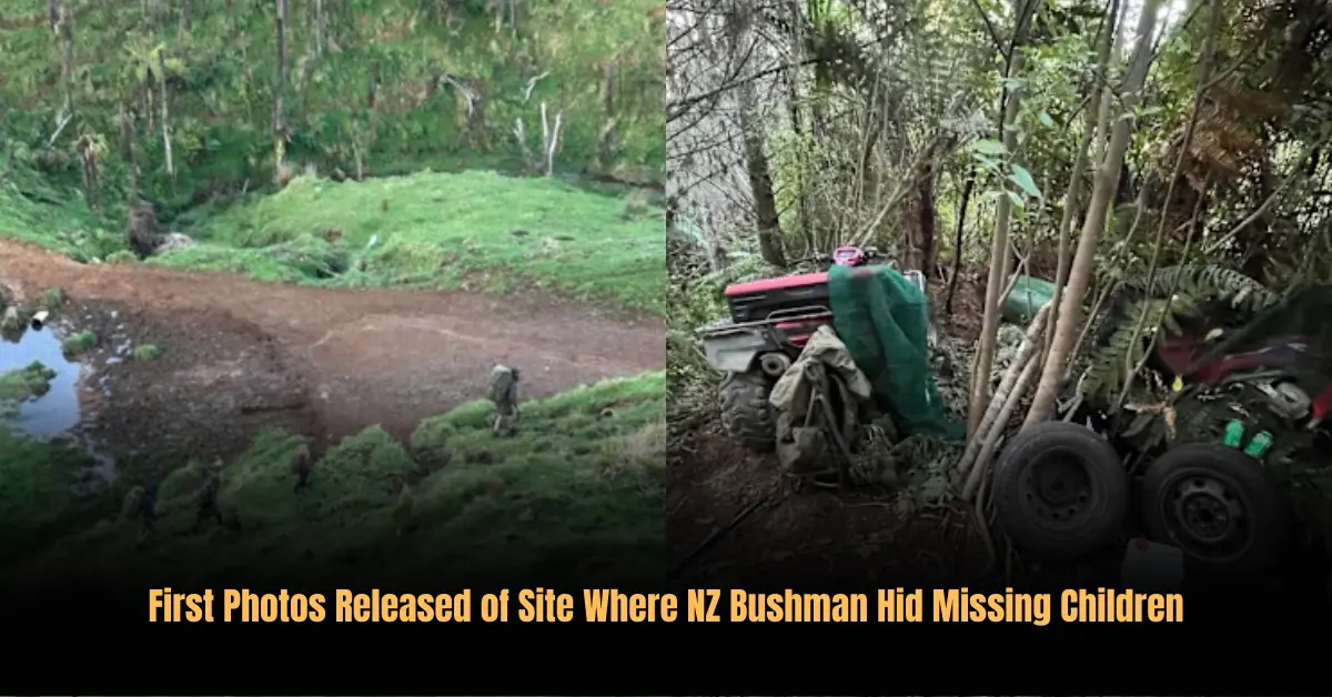 First Photos Released of Site Where NZ Bushman Hid Missing Children