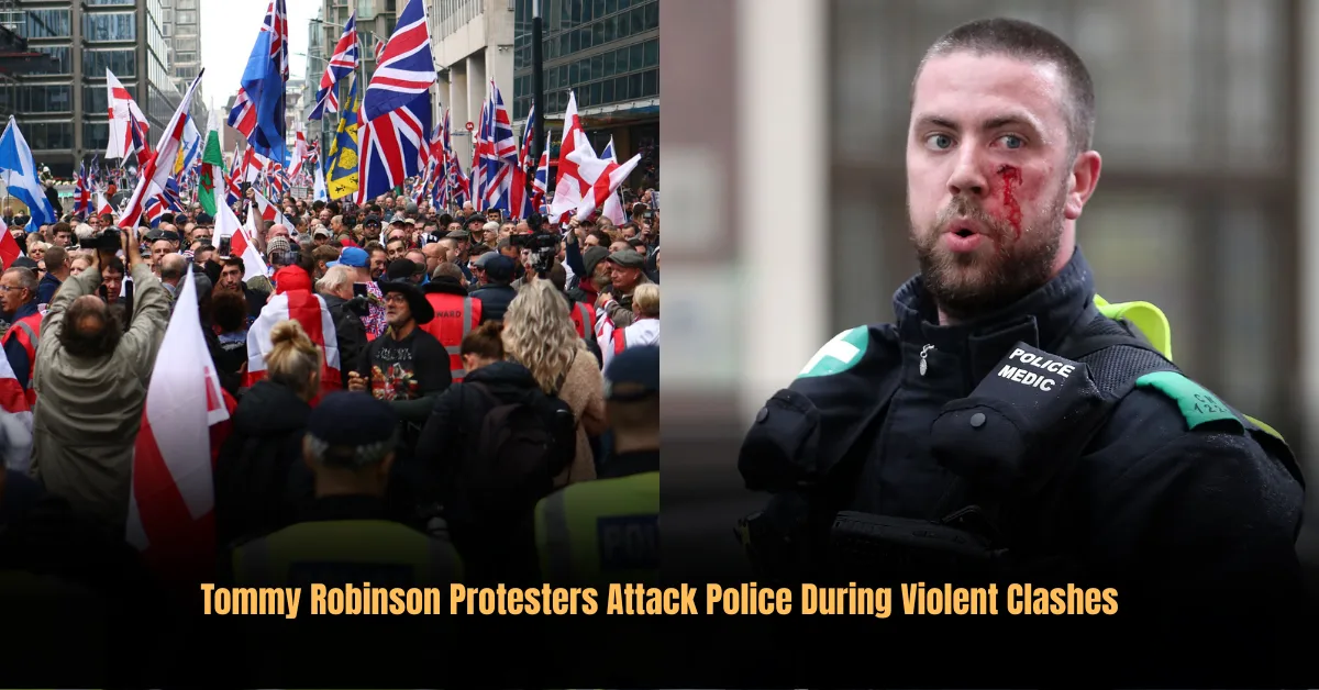 Tommy Robinson Protesters Attack Police During Violent Clashes