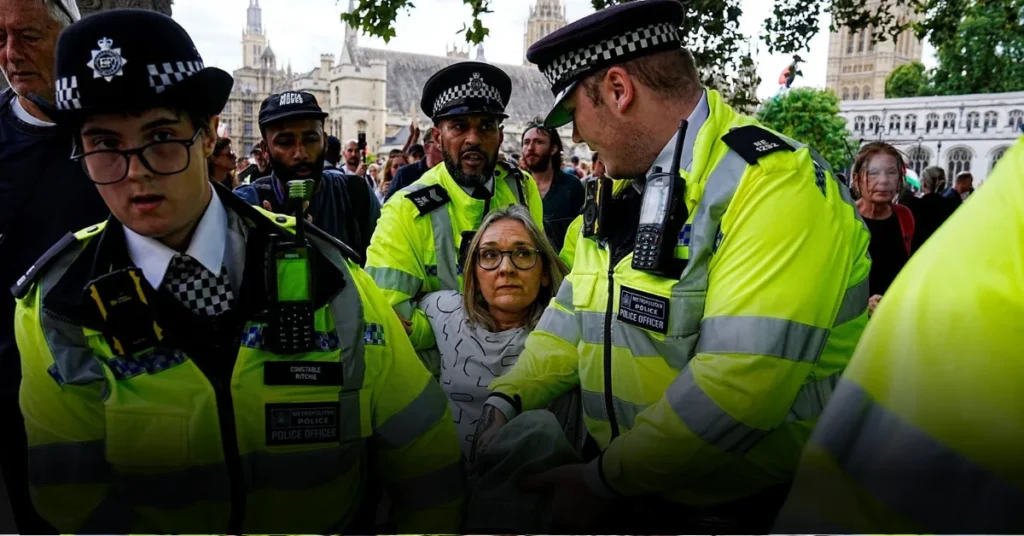 Over 425 Arrests as Police Remove Palestine Action Protesters from UK Parliament Square