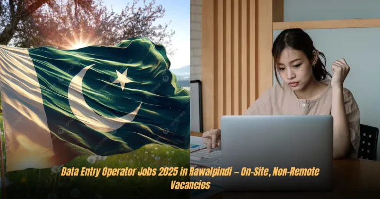 Data Entry Operator Jobs 2025 in Rawalpindi — On-Site, Non-Remote Vacancies