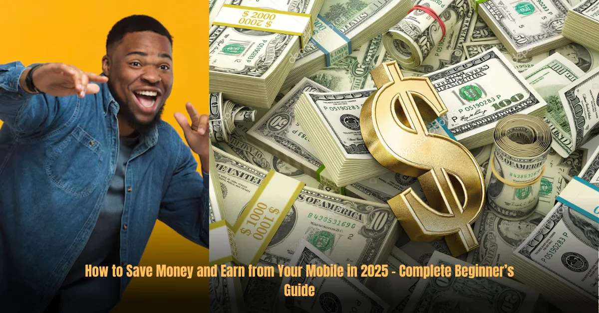 How to Save Money and Earn from Your Mobile in 2025 – Complete Beginner’s Guide
